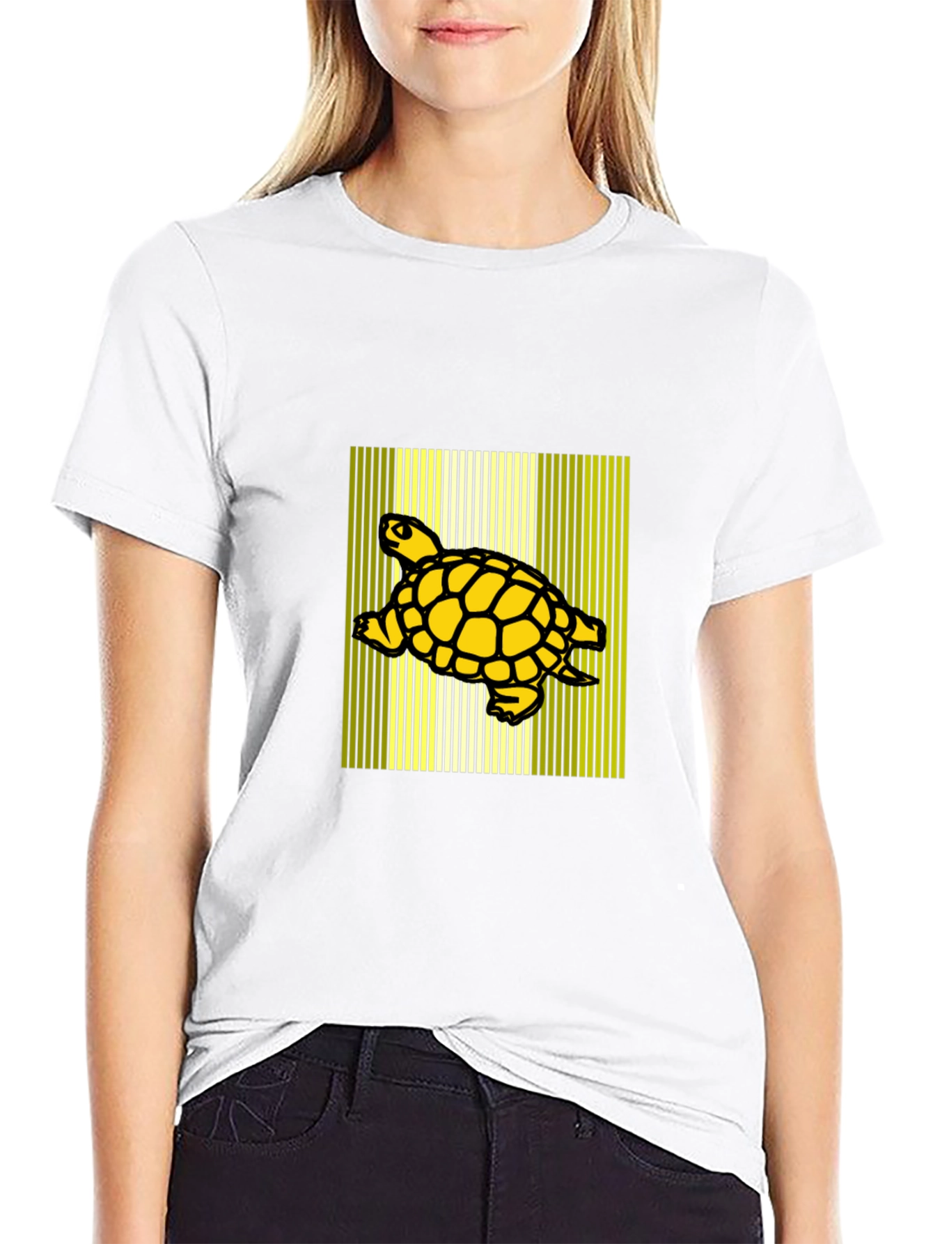 Turtle Graphic Black T-Shirt