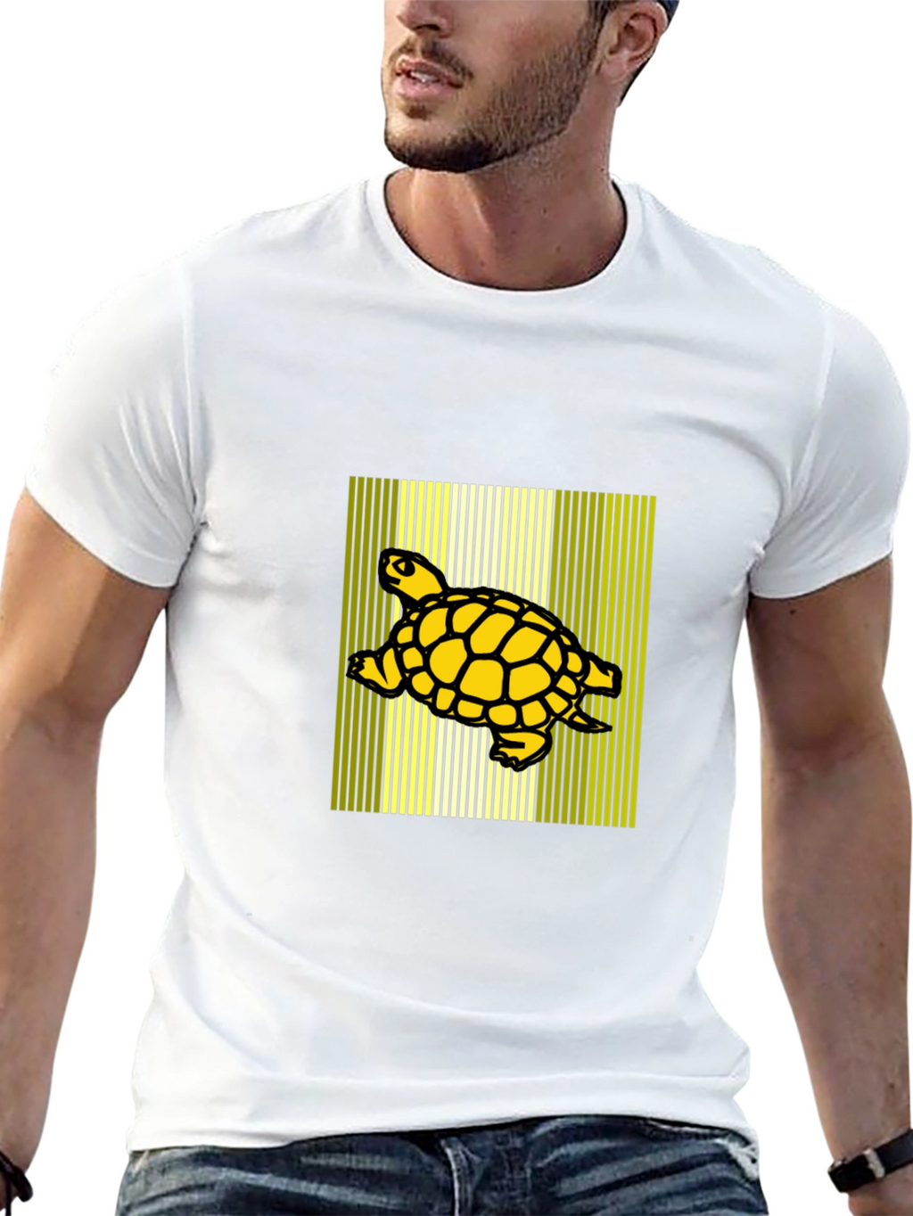 Turtle Graphic Black T-Shirt