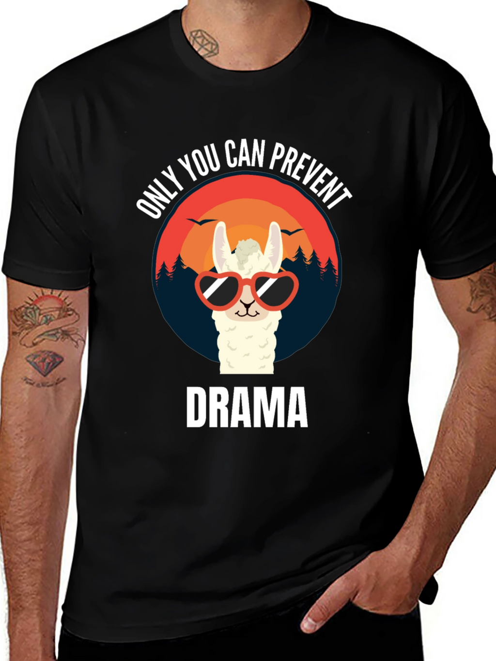Llama Drama Prevention T-Shirt