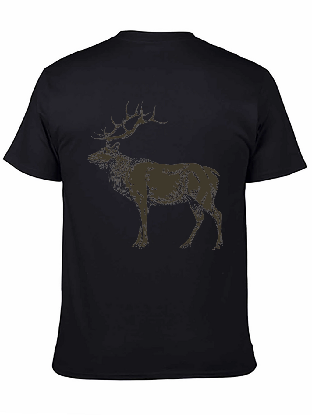 Elk Graphic Tee - Nature Inspired Design