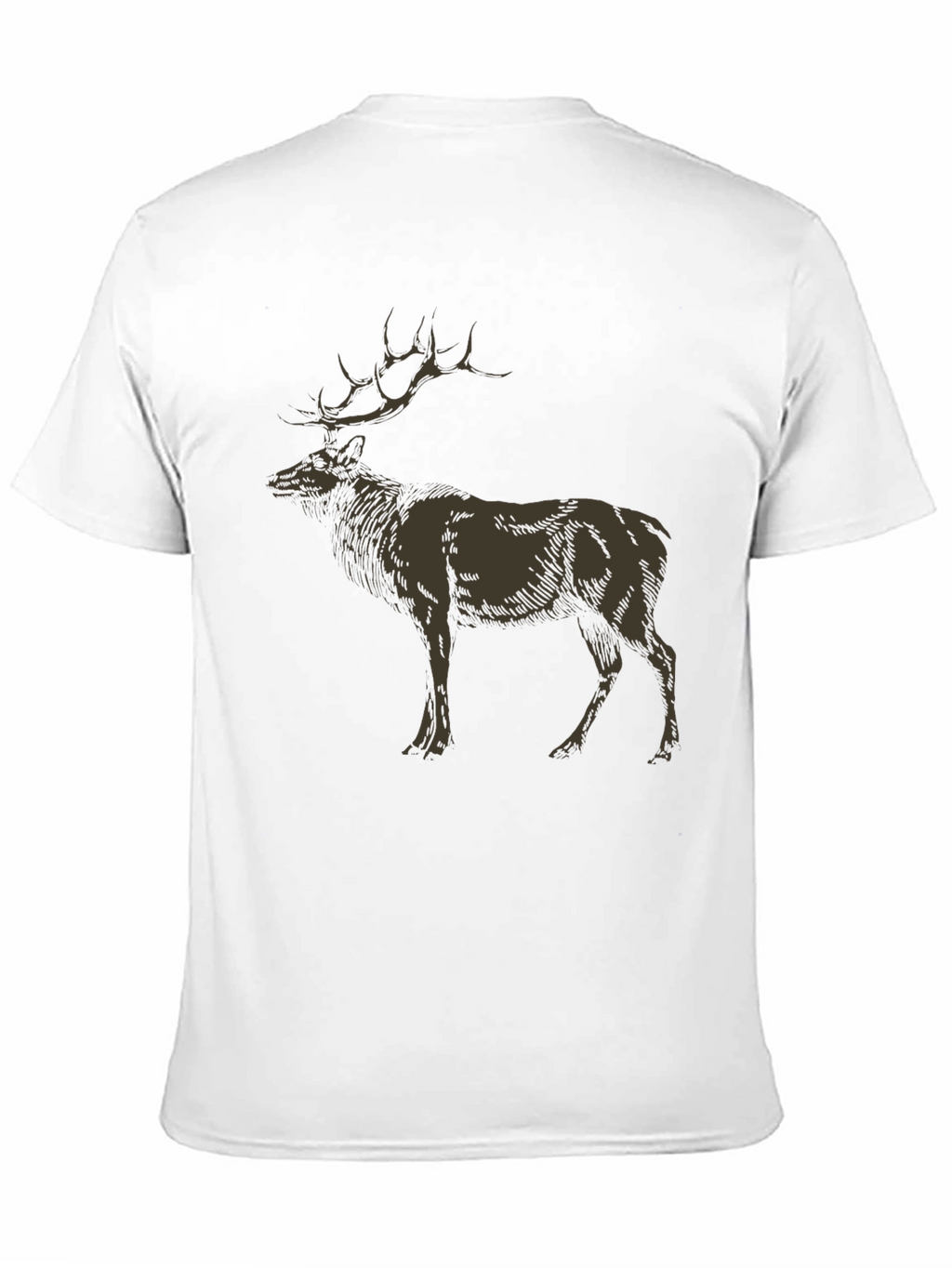 Elk Graphic Tee - Nature Inspired Design