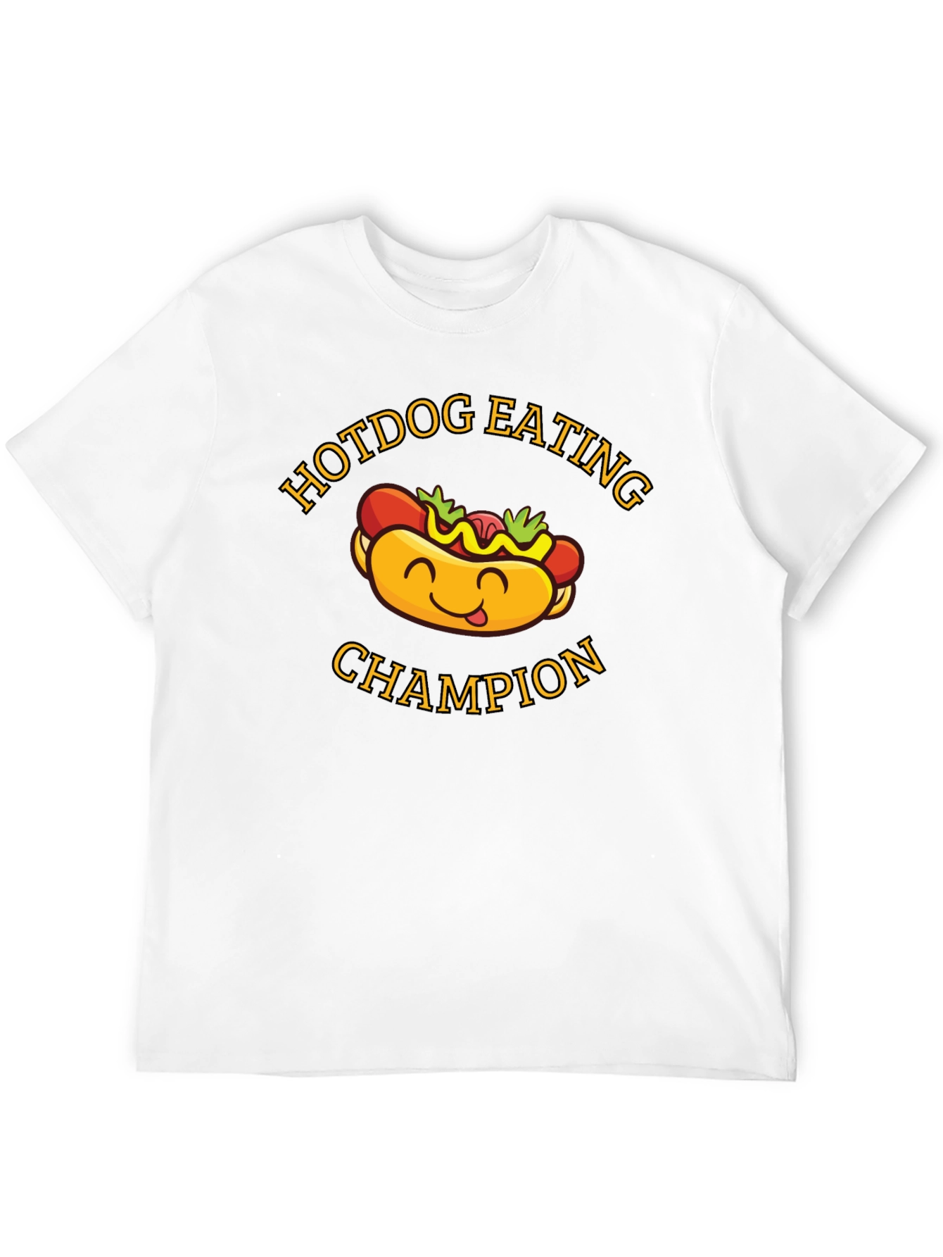 Hotdog Eating Champion Graphic T-Shirt