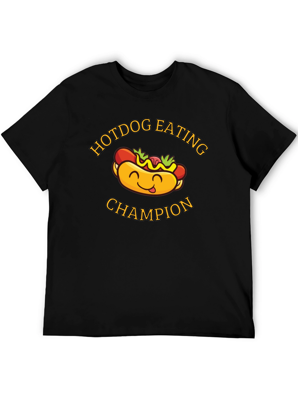 Hotdog Eating Champion Graphic T-Shirt