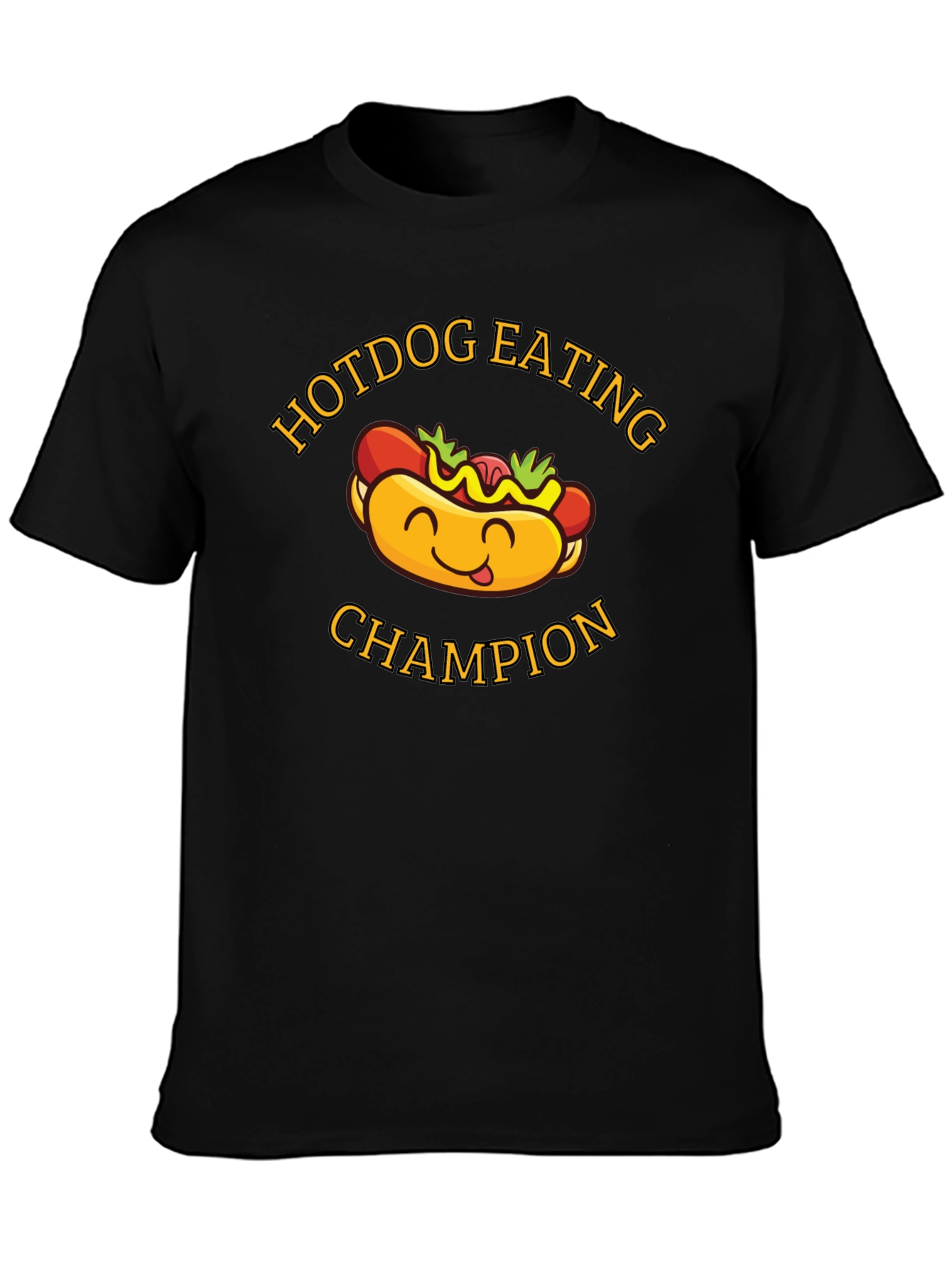 Hotdog Eating Champion Graphic T-Shirt