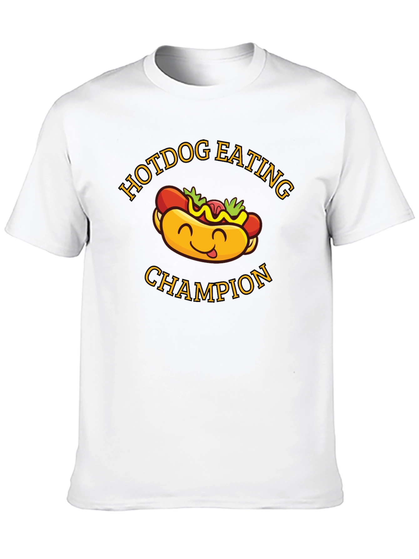 Hotdog Eating Champion Graphic T-Shirt