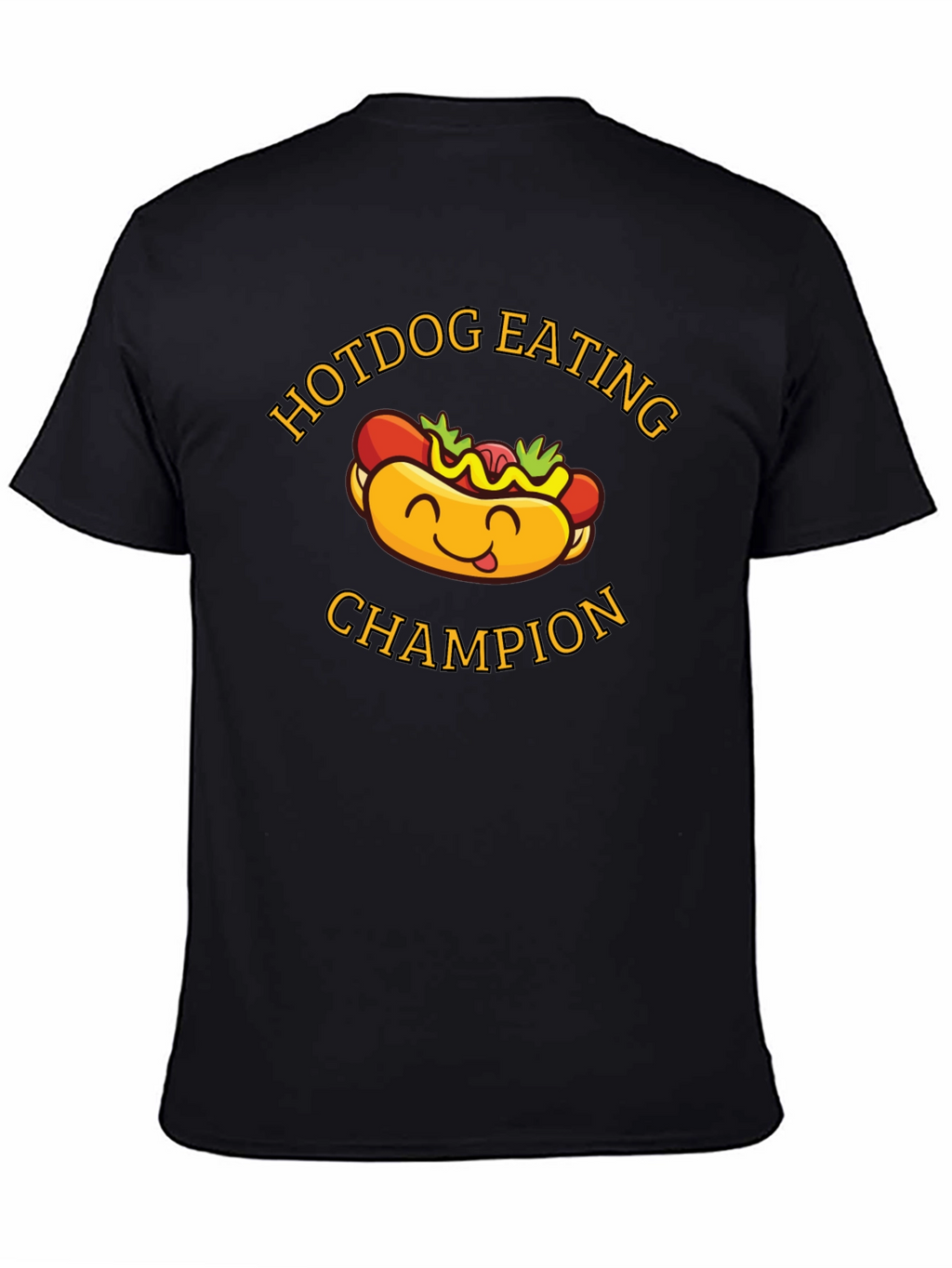Hotdog Eating Champion Graphic T-Shirt