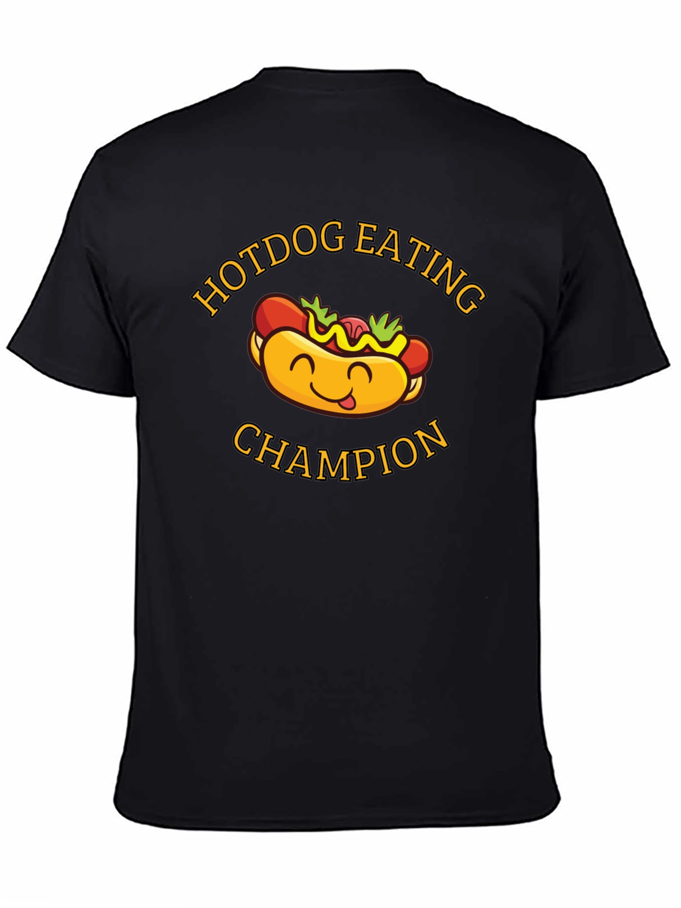 Hotdog Eating Champion Graphic T-Shirt