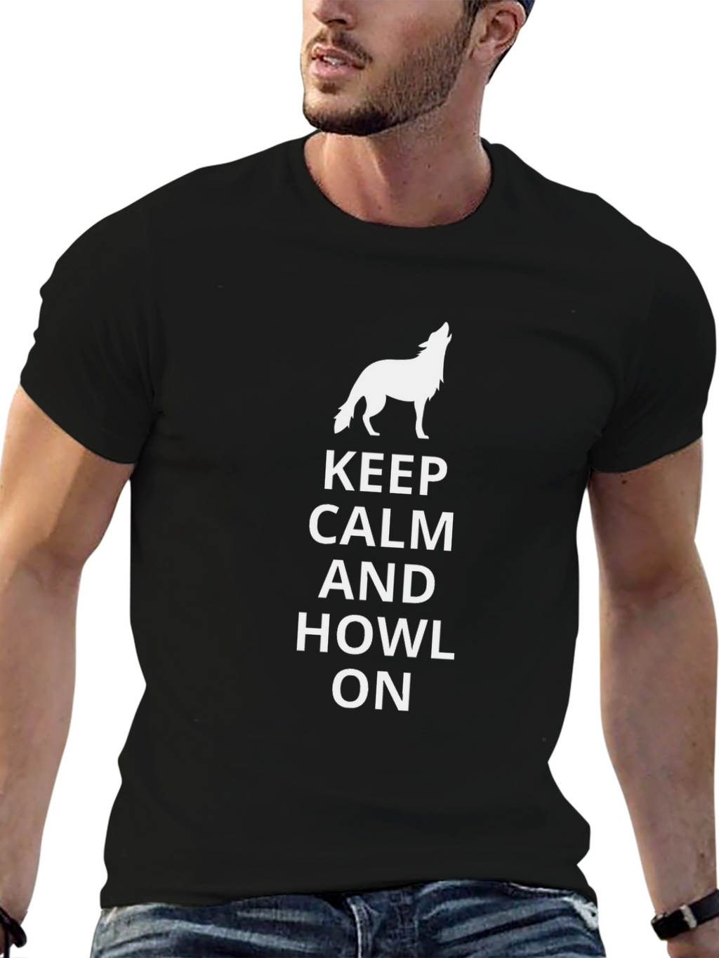 Keep Calm and Howl On Graphic T-Shirt