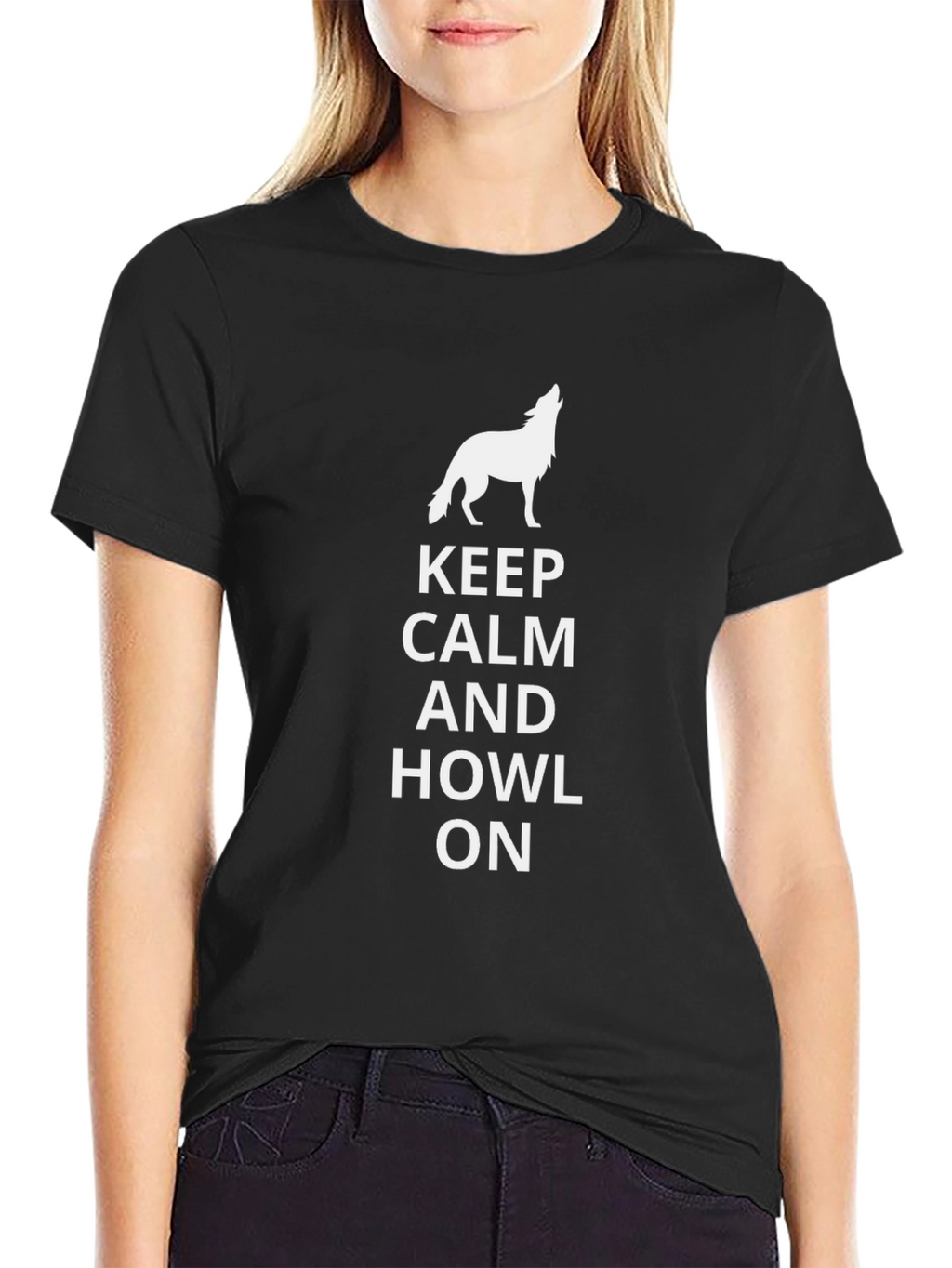 Keep Calm and Howl On Graphic T-Shirt