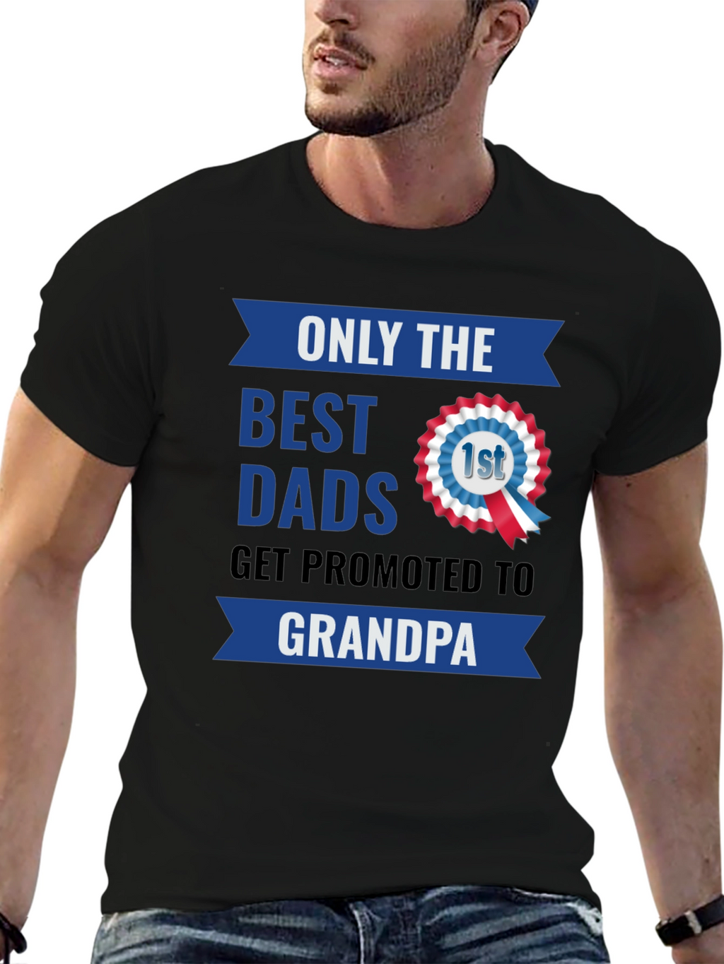 Best Dads Get Promoted To Grandpa T-Shirt