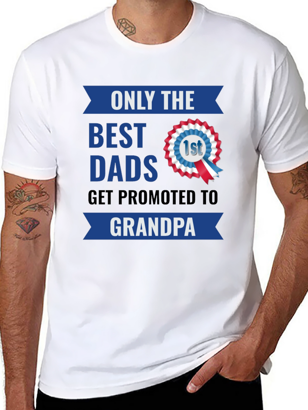 Best Dads Get Promoted To Grandpa T-Shirt