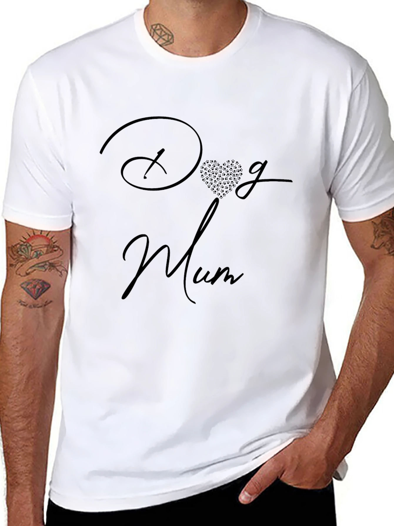 Dog Mum Black T-Shirt