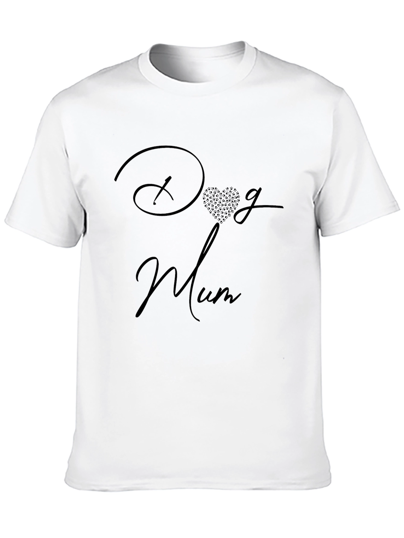 Dog Mum Black T-Shirt