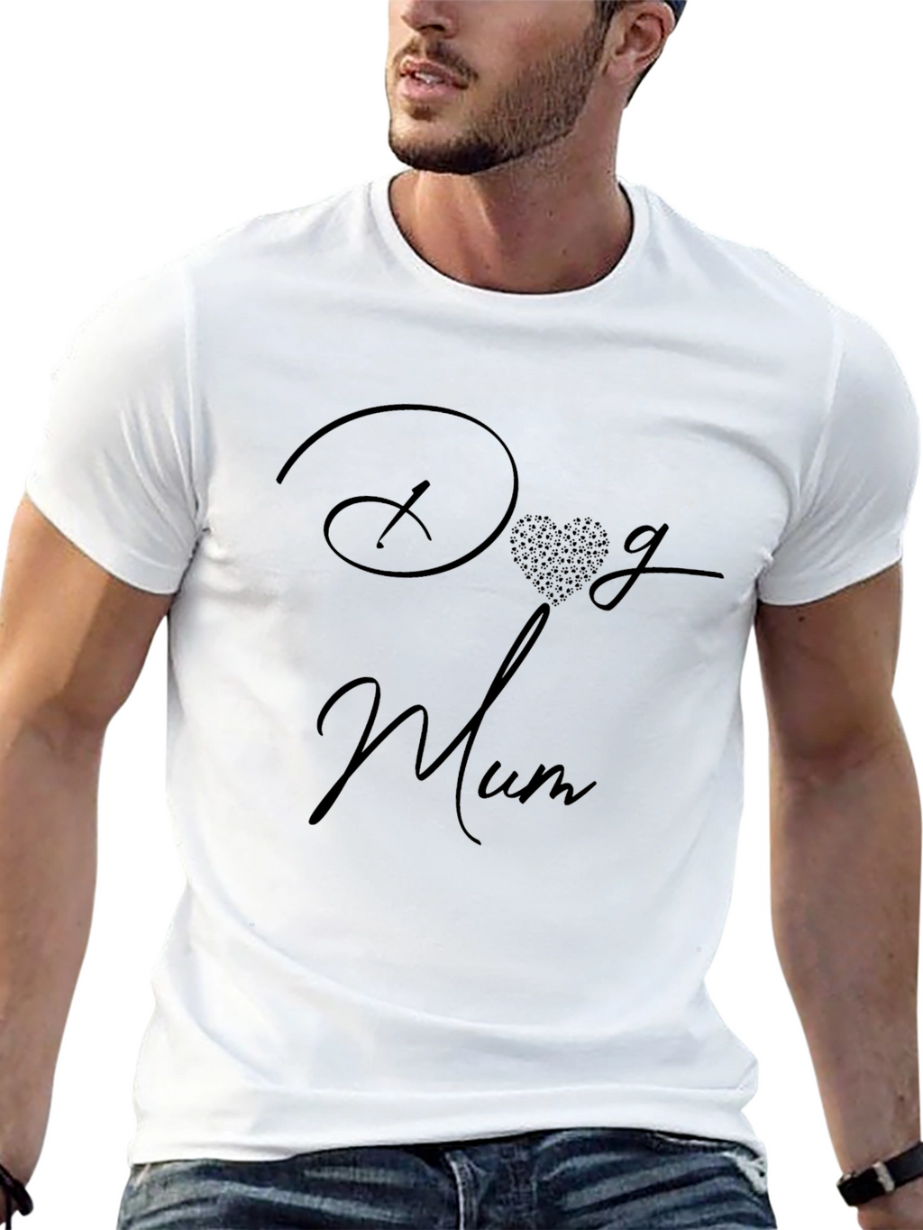 Dog Mum Black T-Shirt