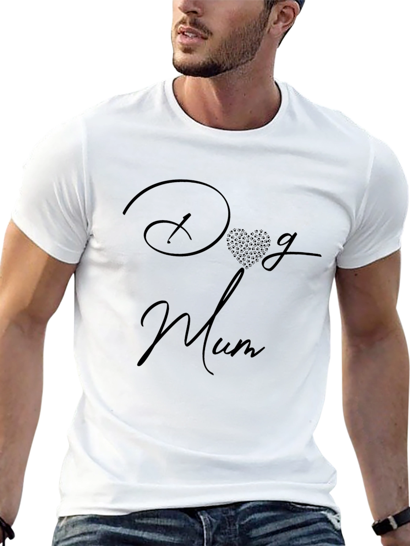 Dog Mum Black T-Shirt