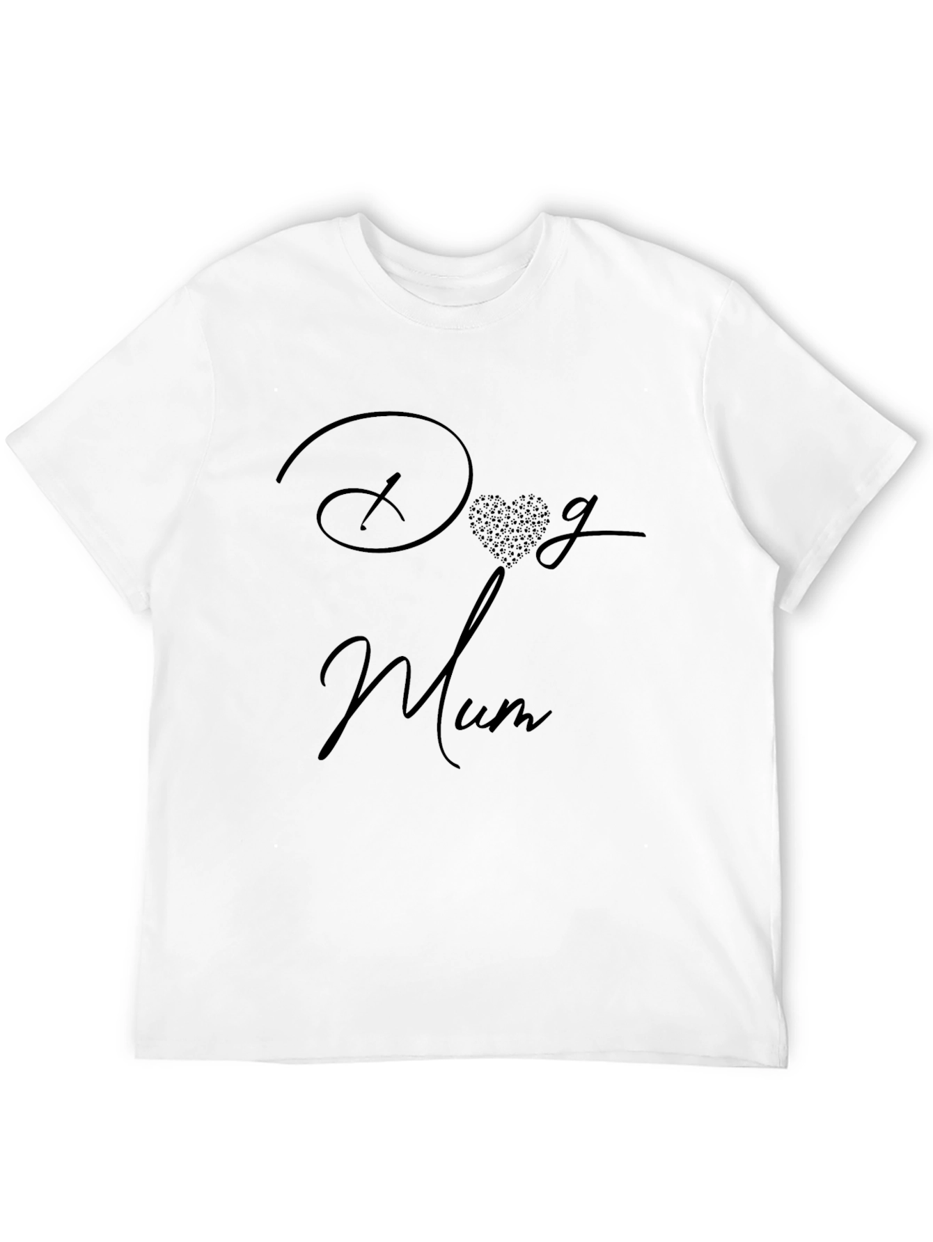 Dog Mum Black T-Shirt