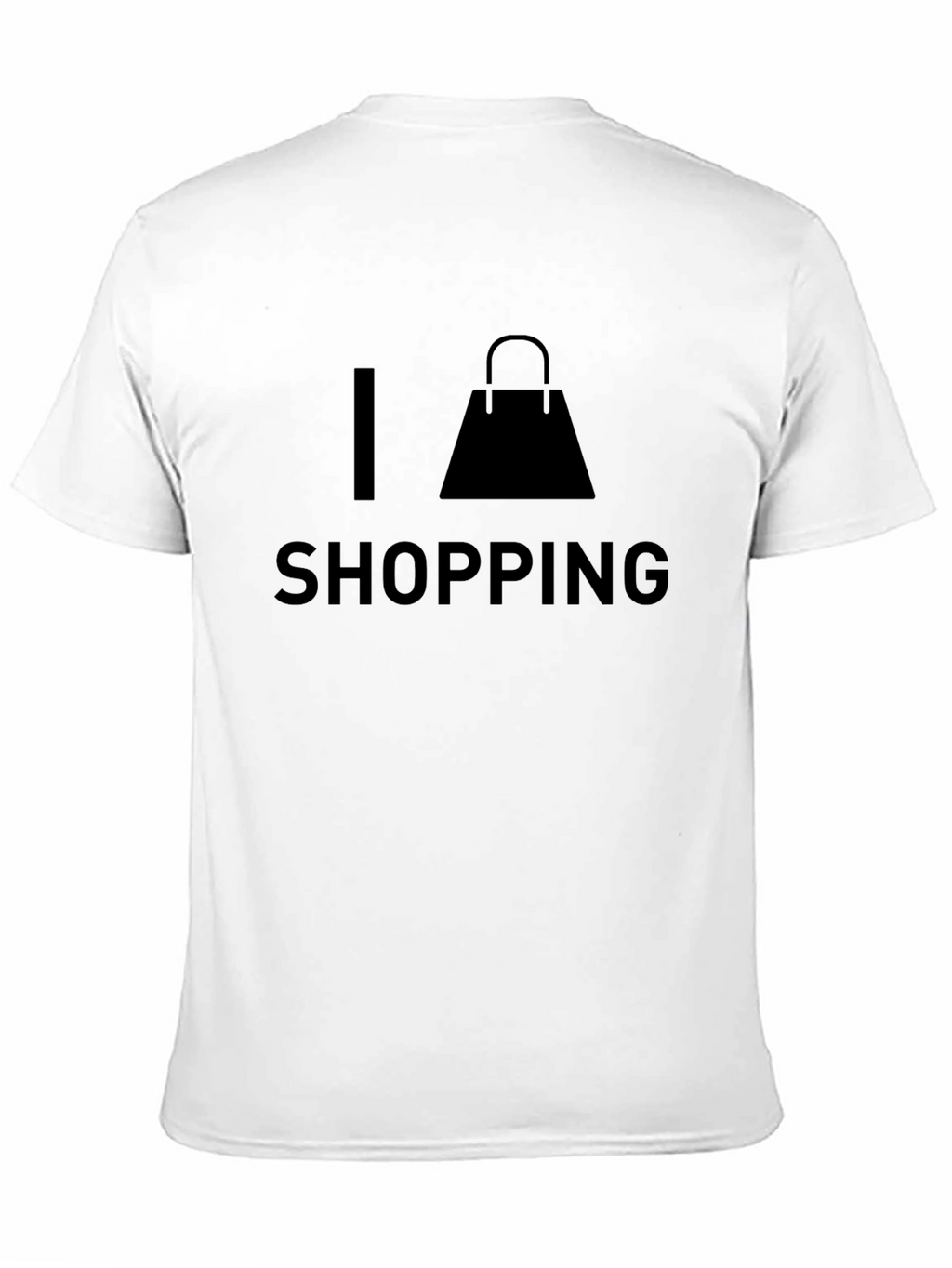 I Love Shopping Black T-Shirt