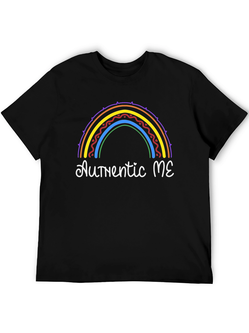 Authentic ME Rainbow Graphic T-Shirt