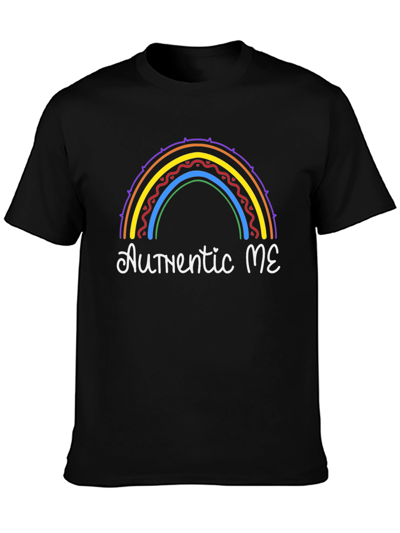 Authentic ME Rainbow Graphic T-Shirt