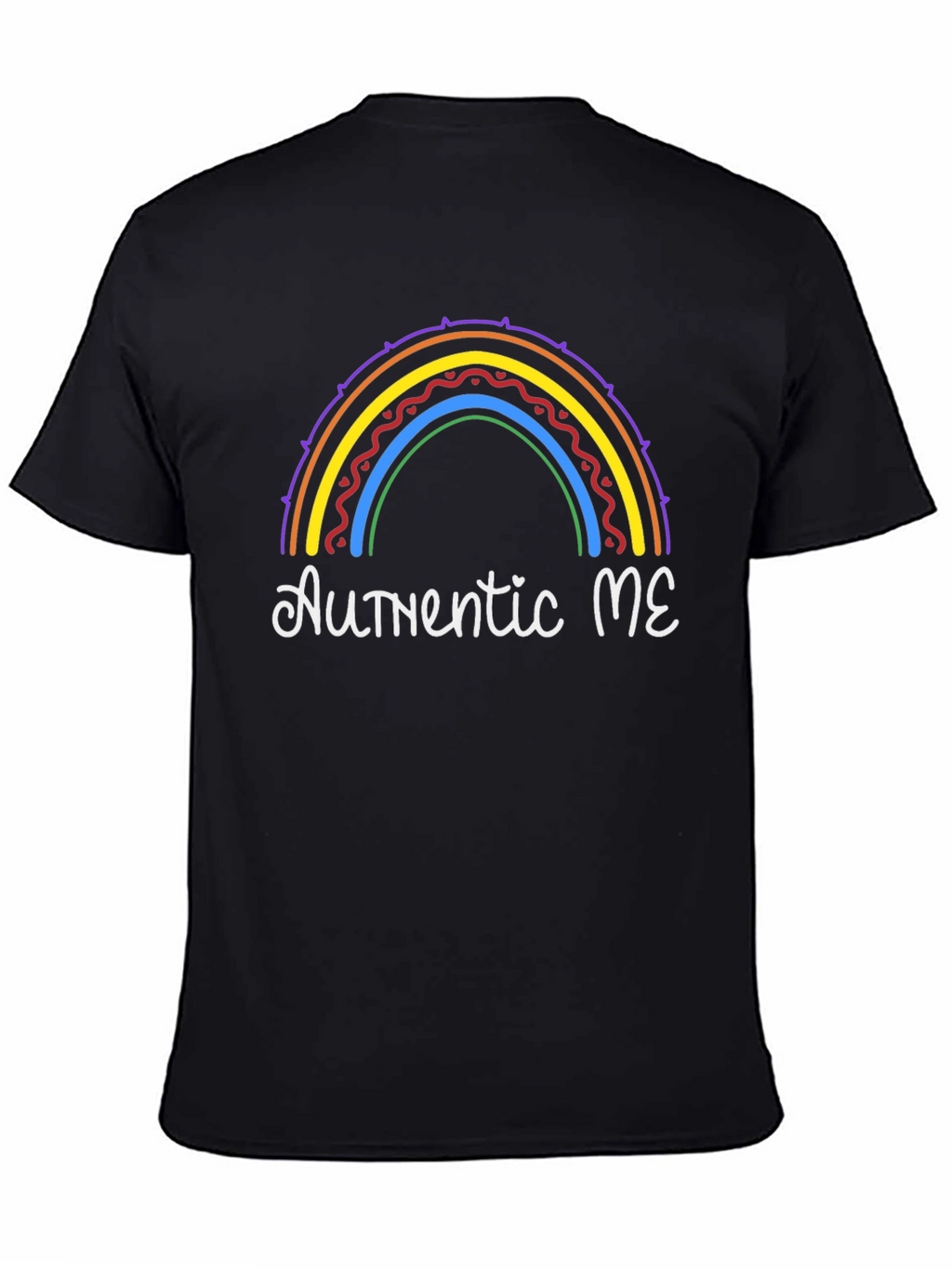Authentic ME Rainbow Graphic T-Shirt