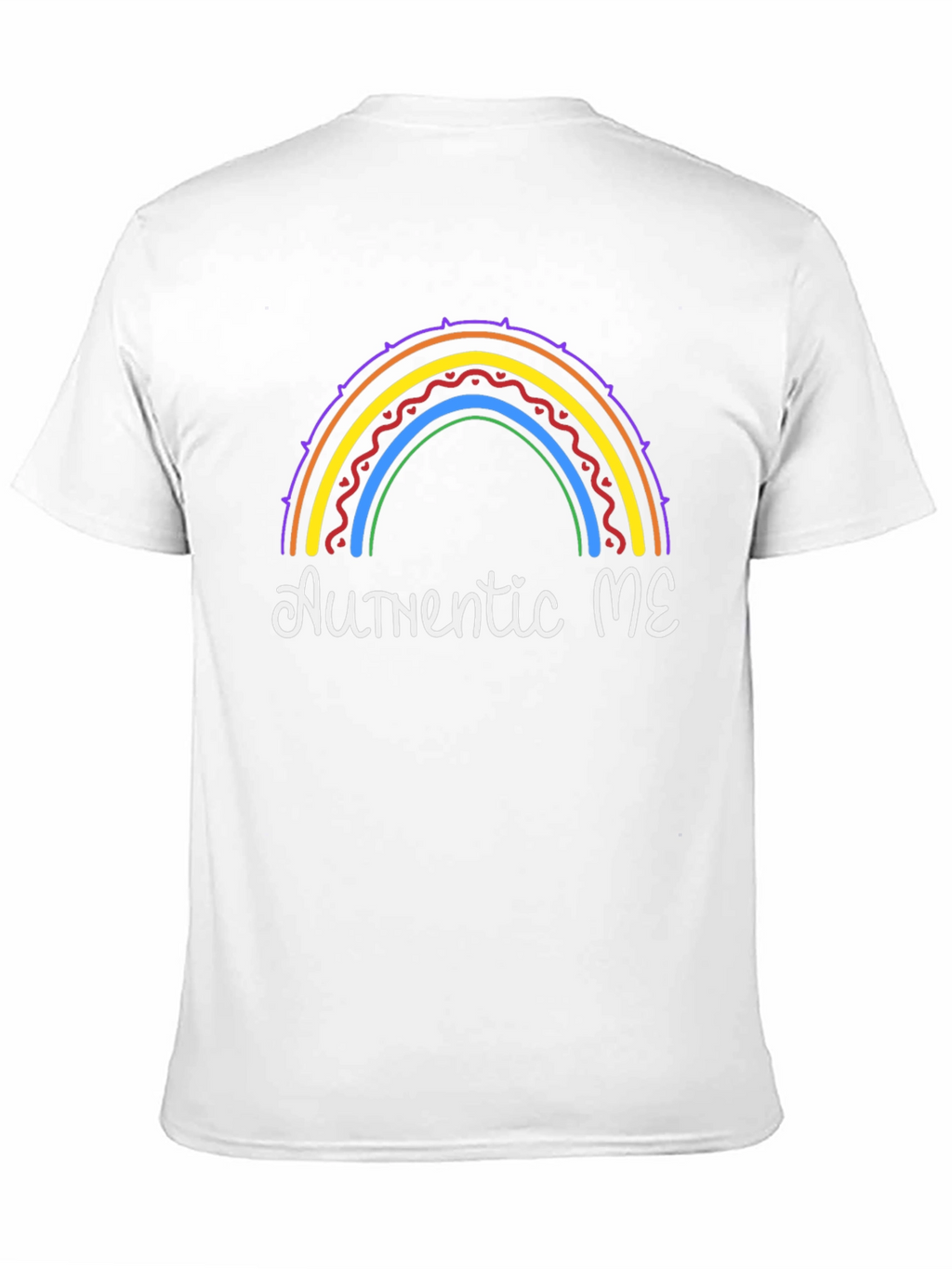 Authentic ME Rainbow Graphic T-Shirt