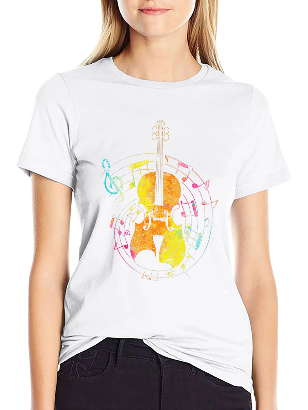 Musical Cello Graphic T-Shirt