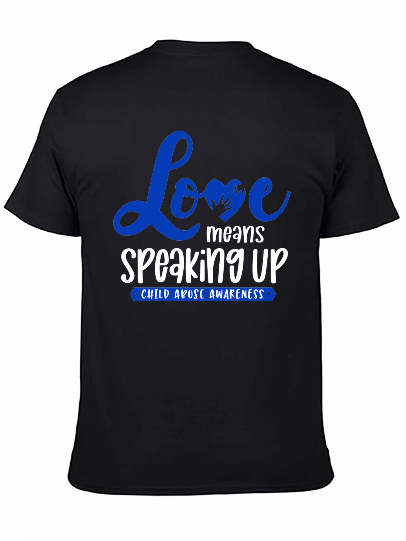 Love Means Speaking Up Child Abuse Awareness T-Shirt