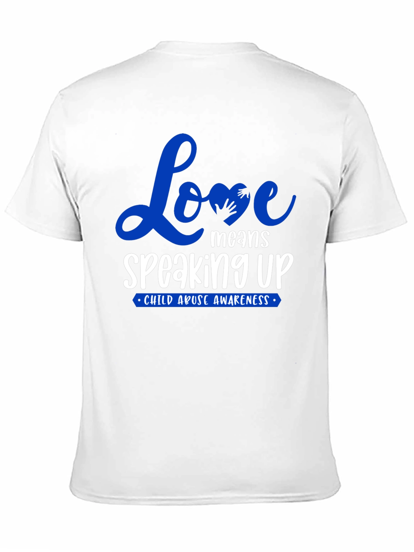 Love Means Speaking Up Child Abuse Awareness T-Shirt