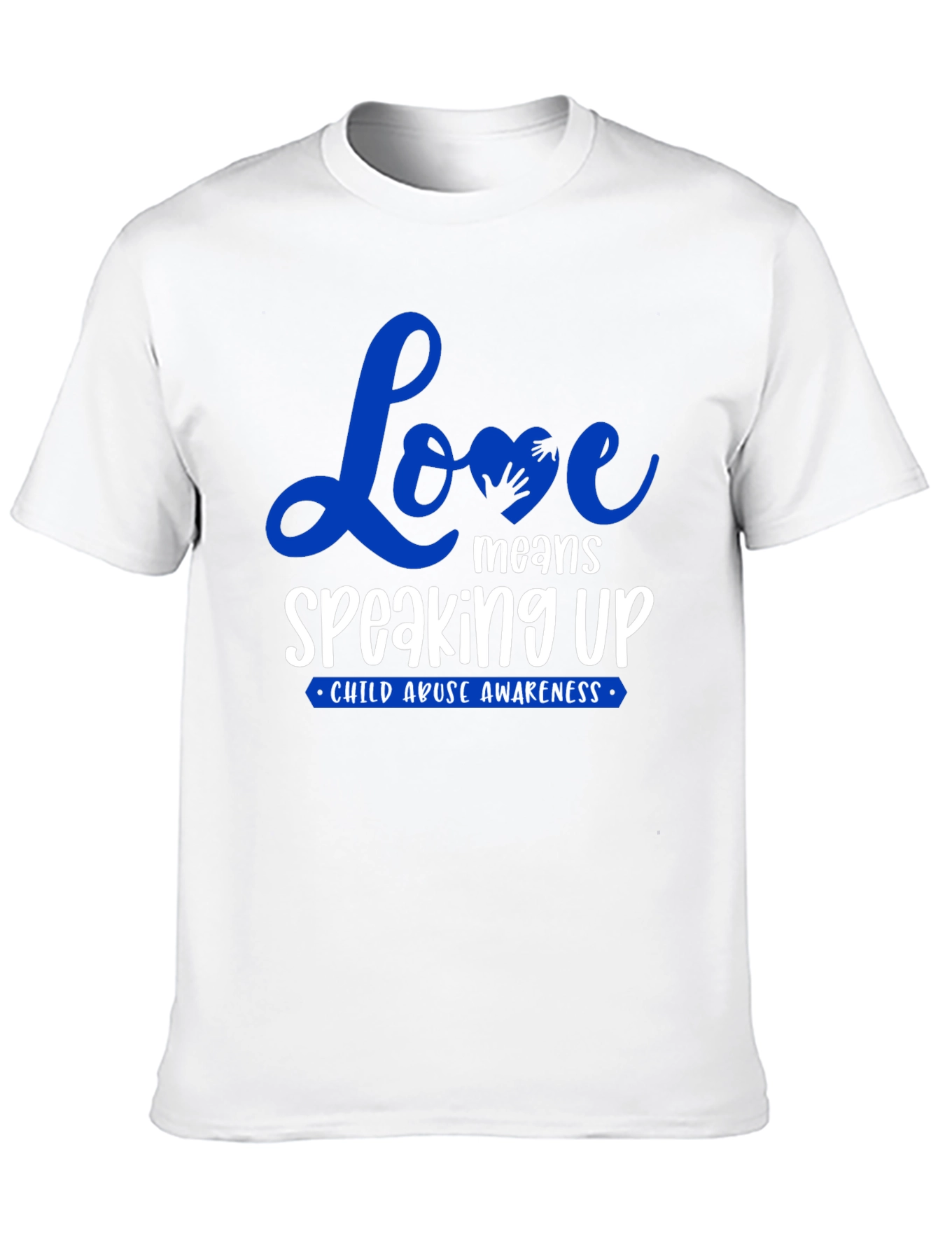 Love Means Speaking Up Child Abuse Awareness T-Shirt
