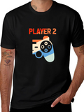 Player 2 Gaming T-Shirt - Retro Controller Design