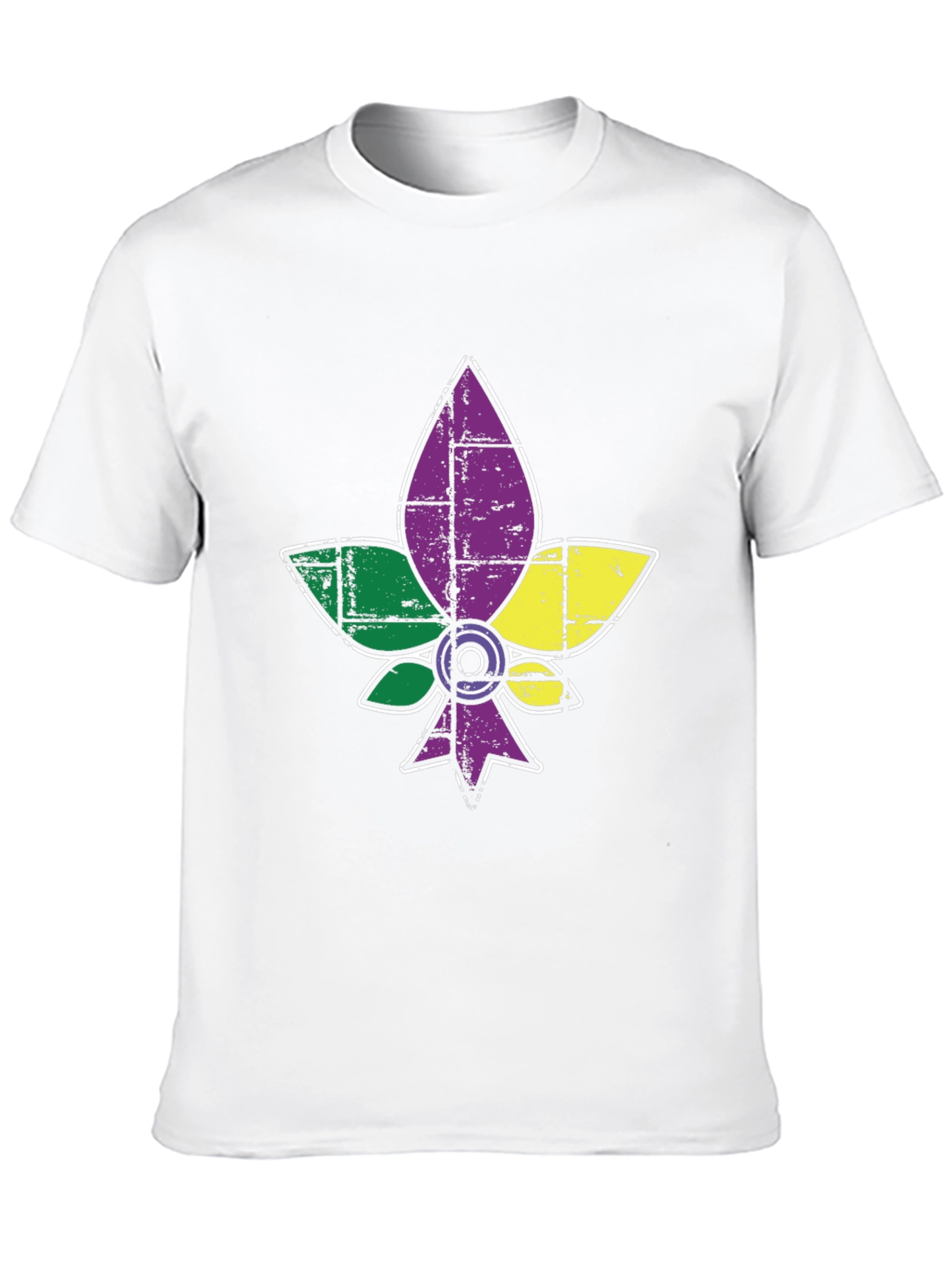 Mardi Gras Fleur-de-lis Graphic T-Shirt