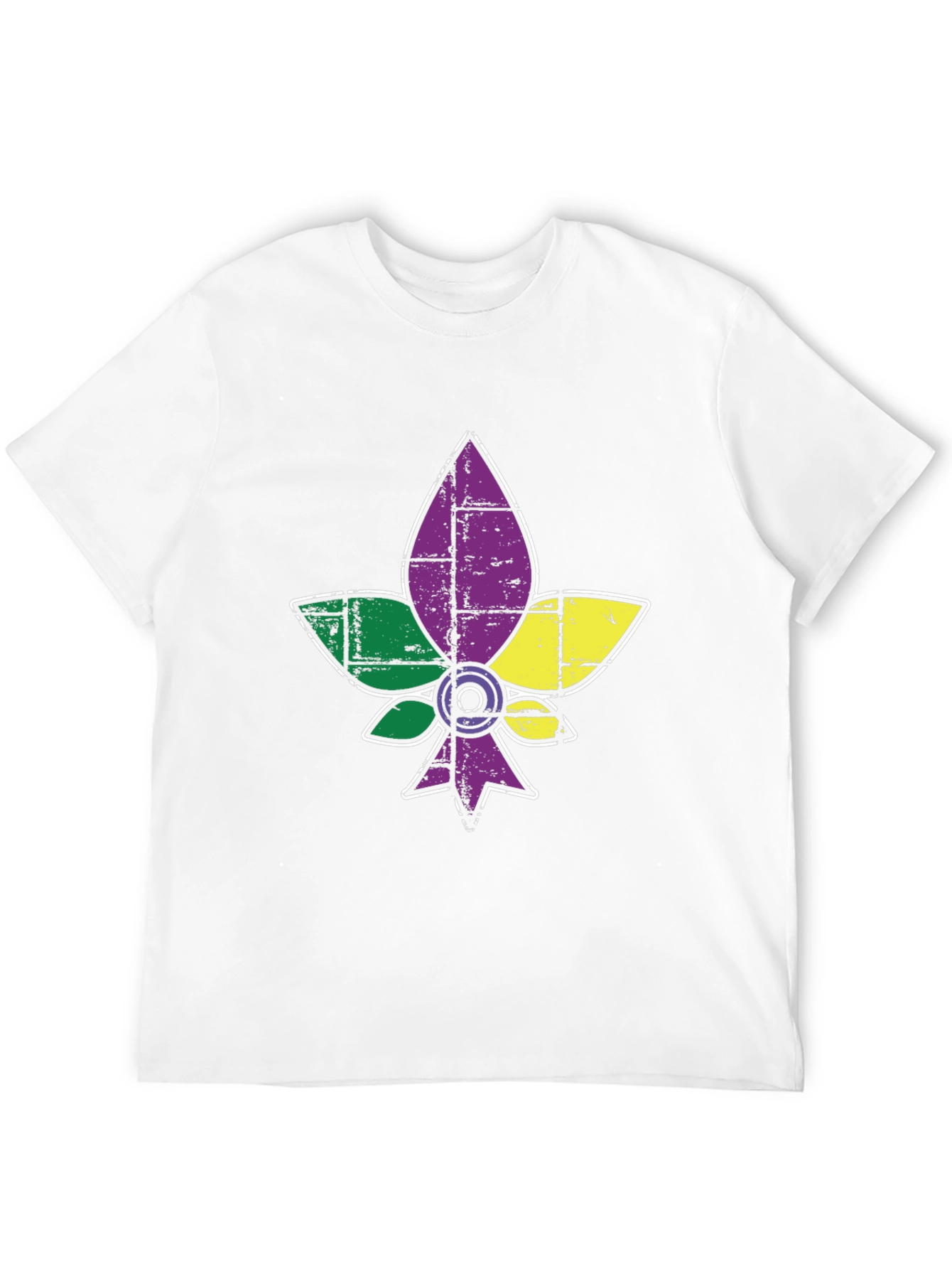 Mardi Gras Fleur-de-lis Graphic T-Shirt