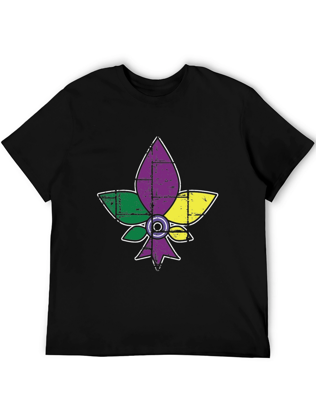 Mardi Gras Fleur-de-lis Graphic T-Shirt
