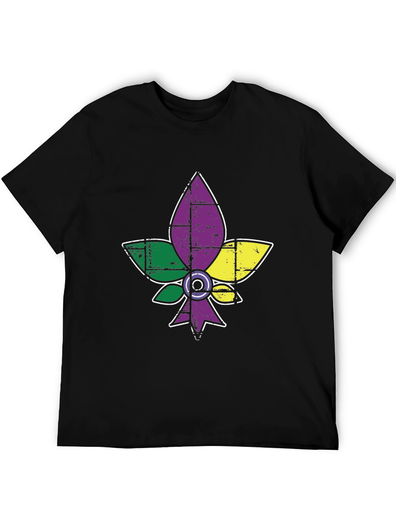 Mardi Gras Fleur-de-lis Graphic T-Shirt