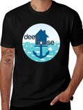 Deep House Music T-Shirt - Nautical Design