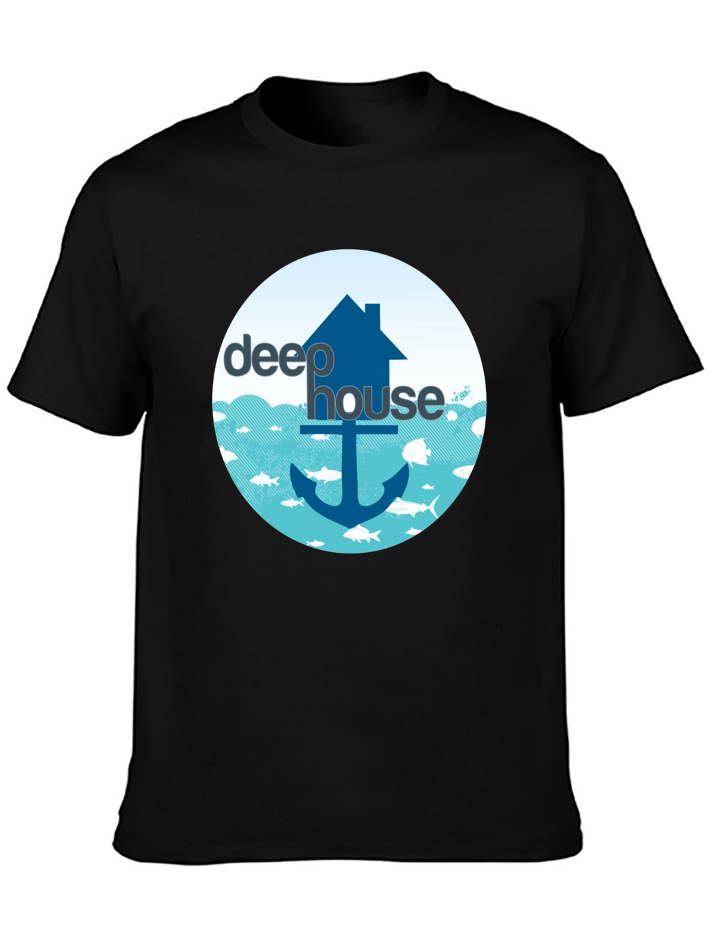 Deep House Music T-Shirt - Nautical Design