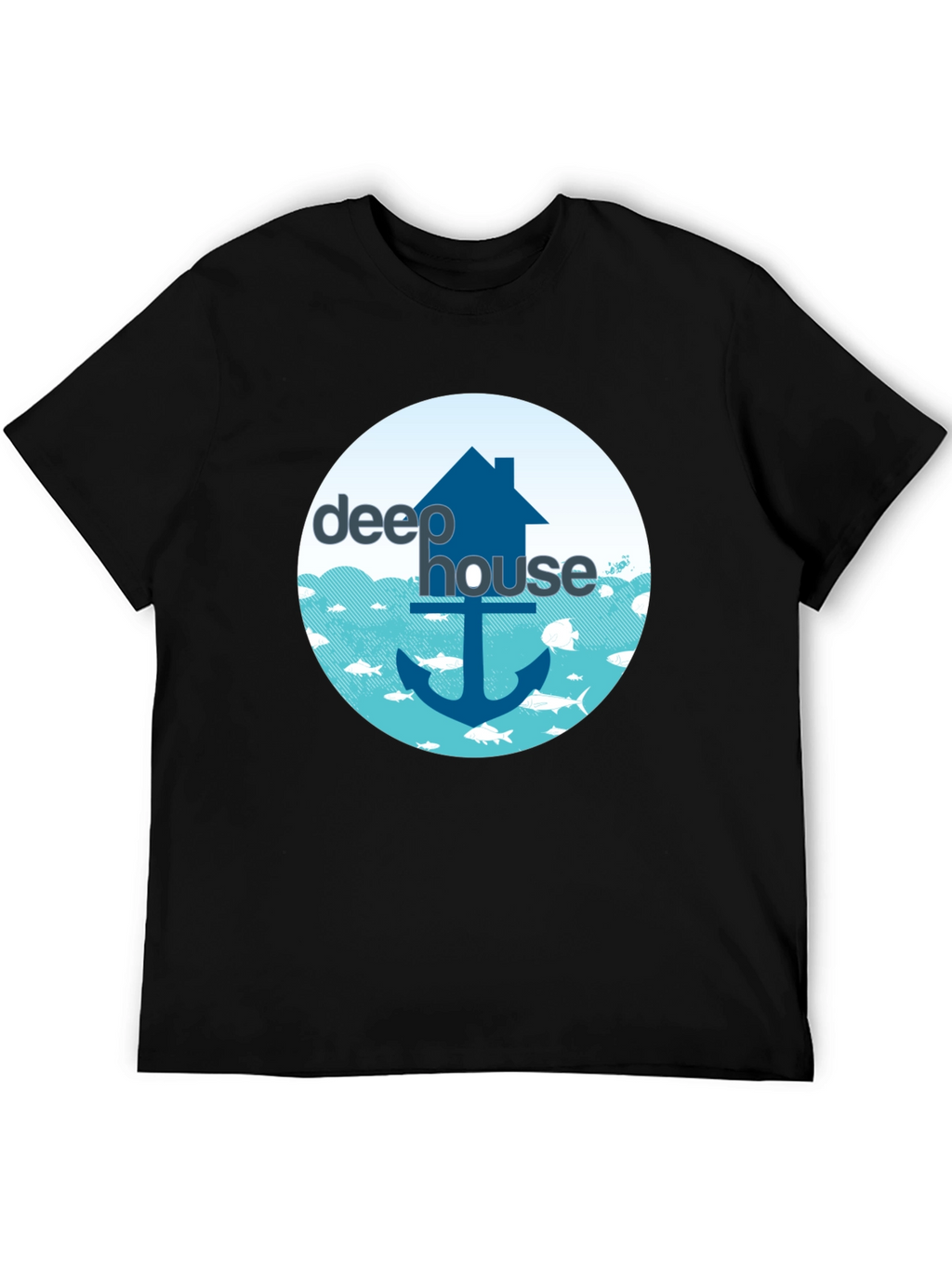 Deep House Music T-Shirt - Nautical Design