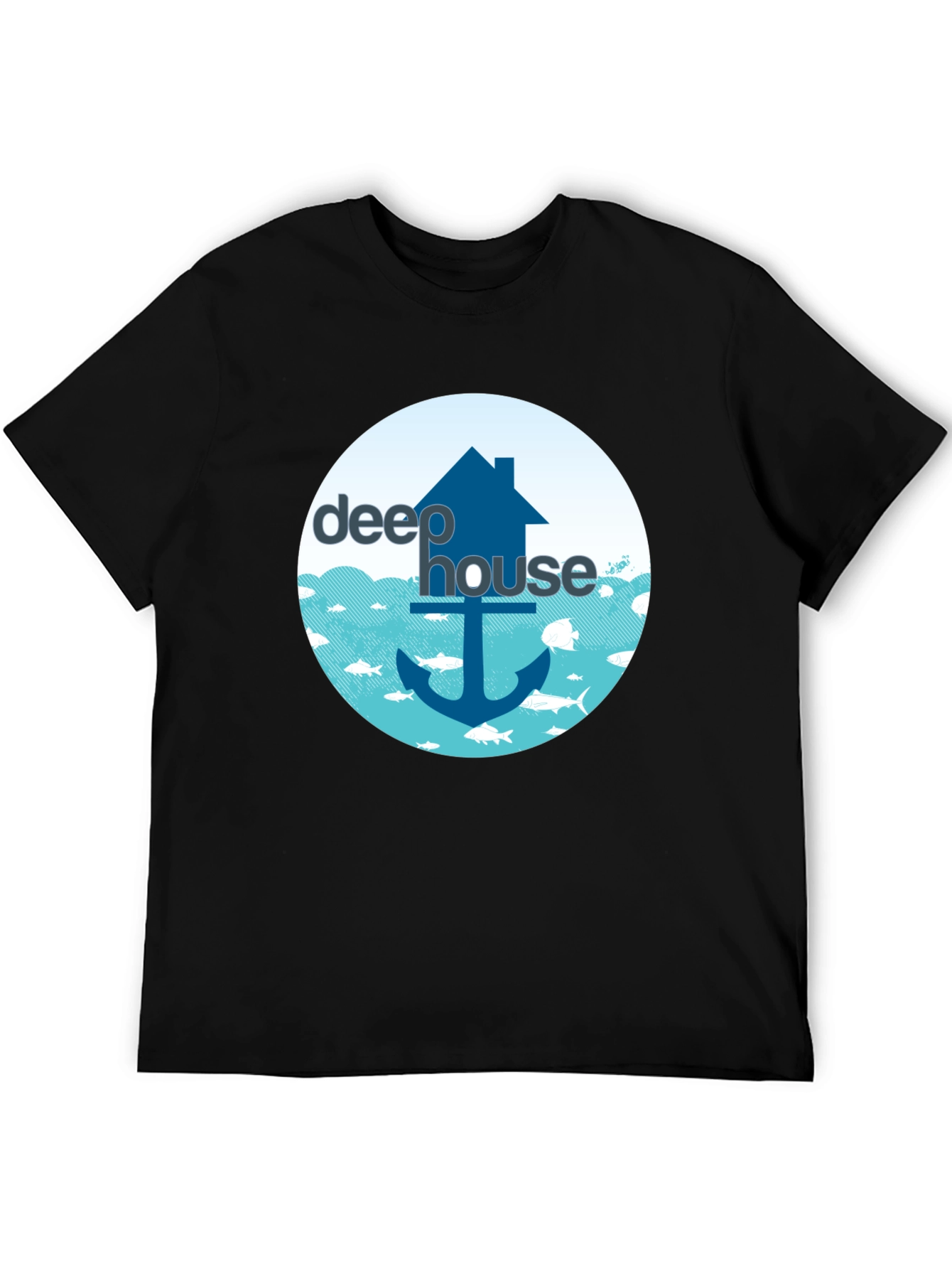 Deep House Music T-Shirt - Nautical Design