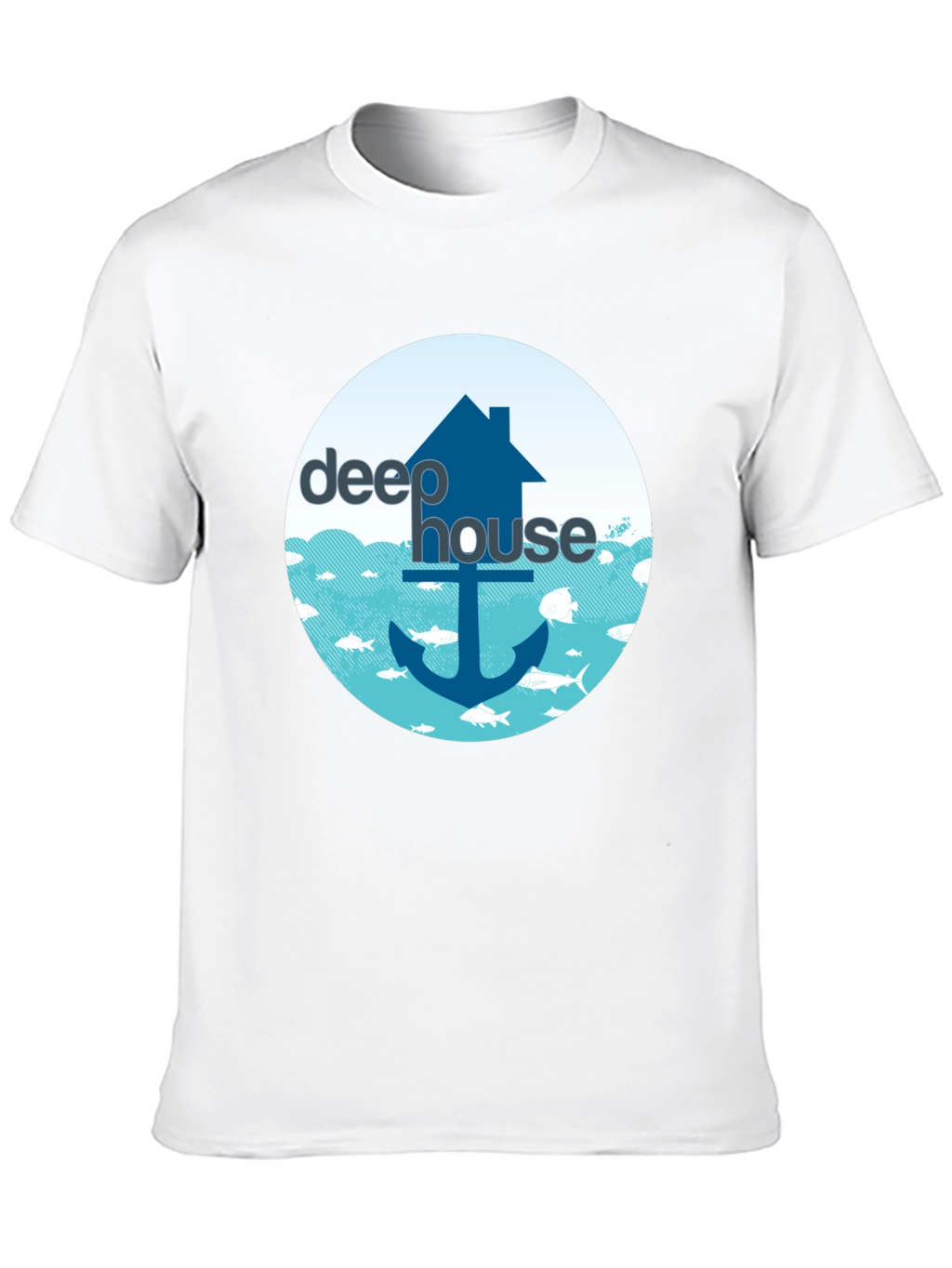 Deep House Music T-Shirt - Nautical Design