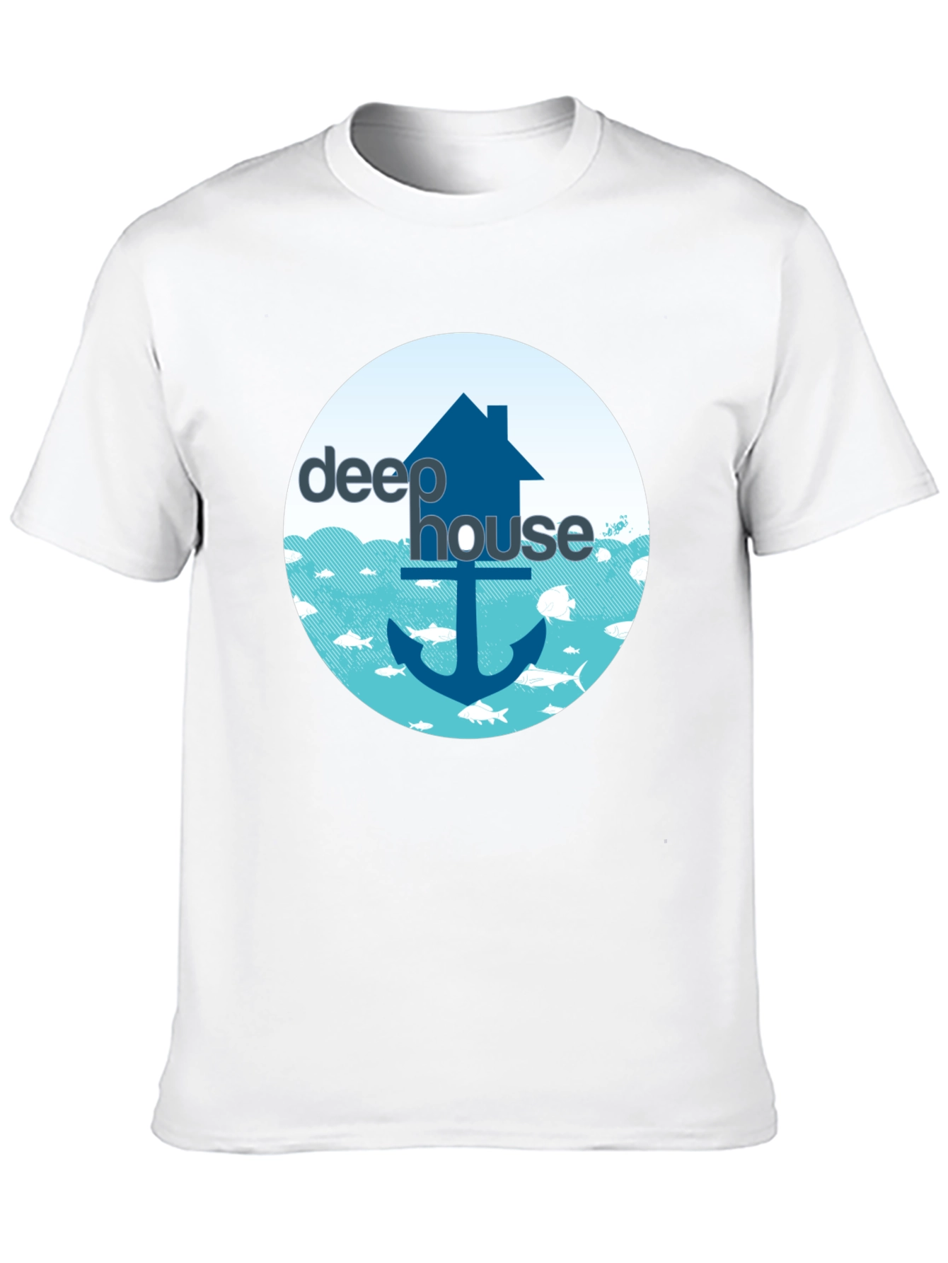 Deep House Music T-Shirt - Nautical Design