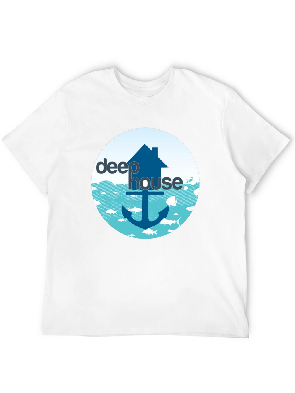 Deep House Music T-Shirt - Nautical Design