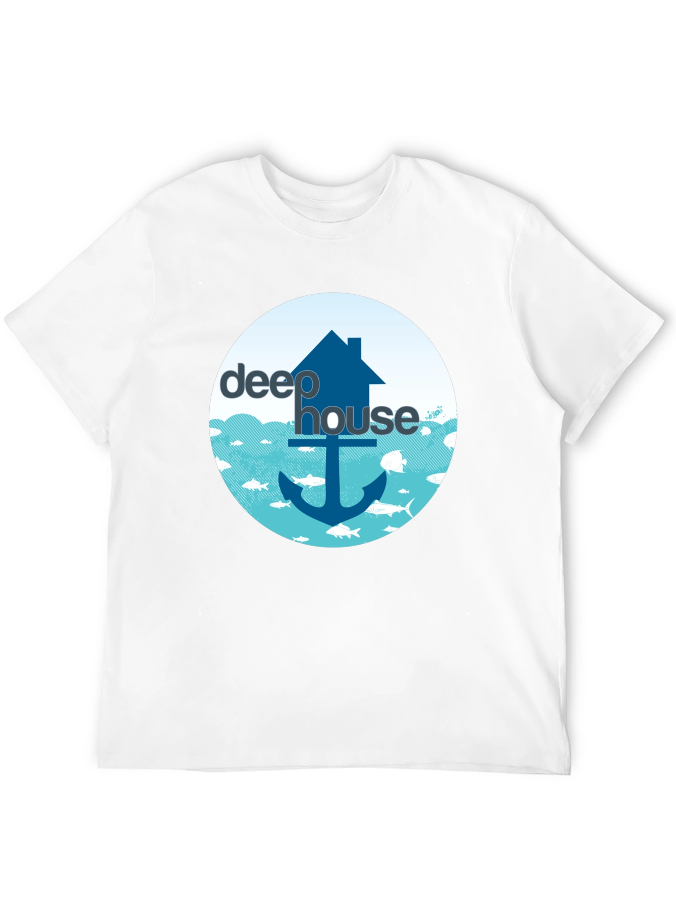 Deep House Music T-Shirt - Nautical Design
