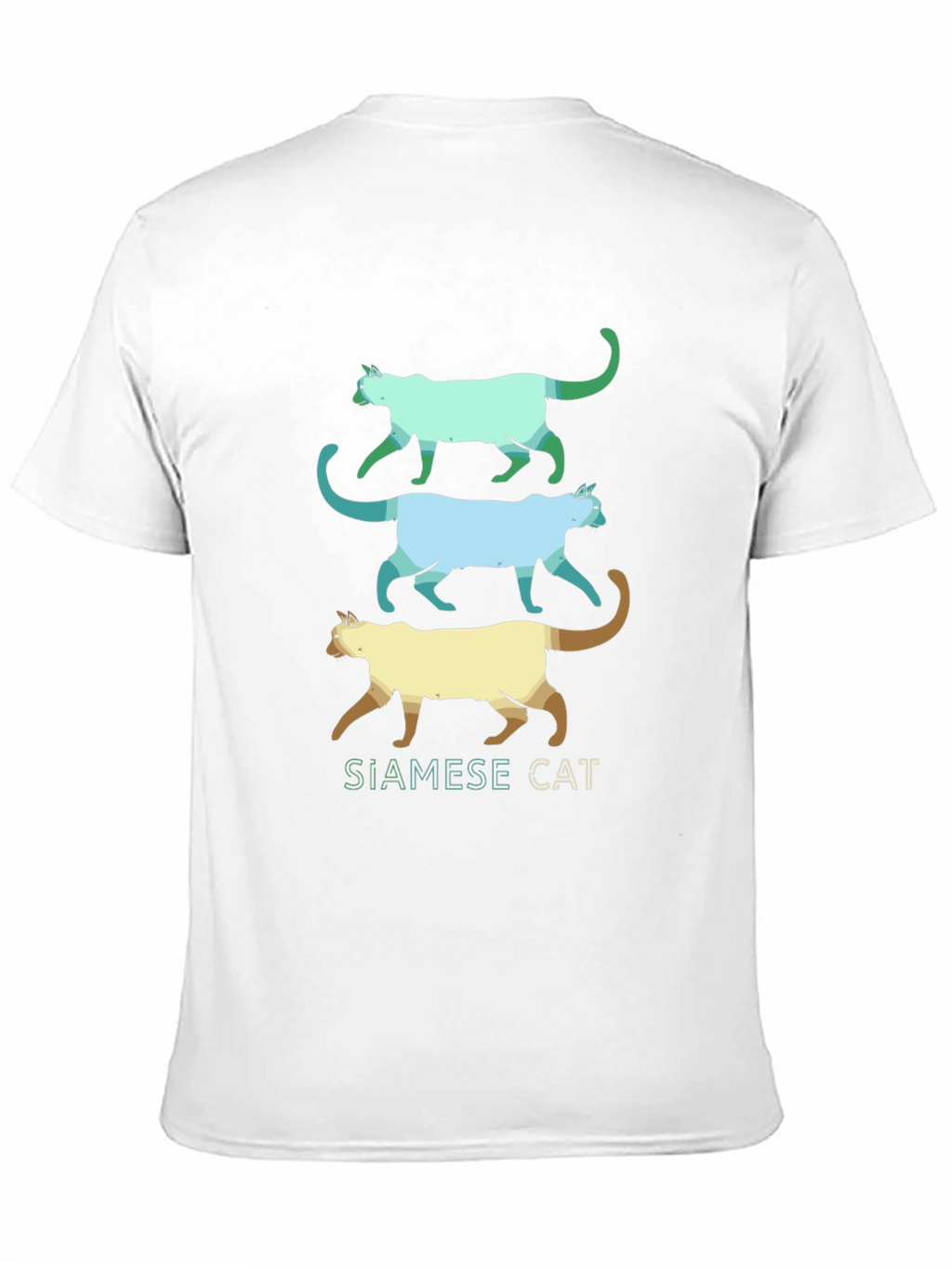 Siamese Cat T-Shirt - Cool Cat Design
