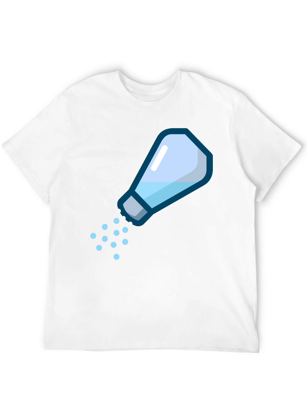 Salt Shaker Graphic Tee - Black Cotton Casual Shirt