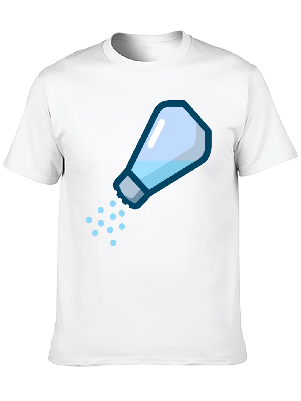 Salt Shaker Graphic Tee - Black Cotton Casual Shirt