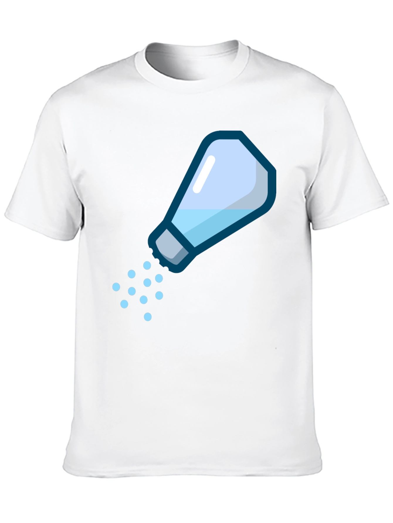Salt Shaker Graphic Tee - Black Cotton Casual Shirt