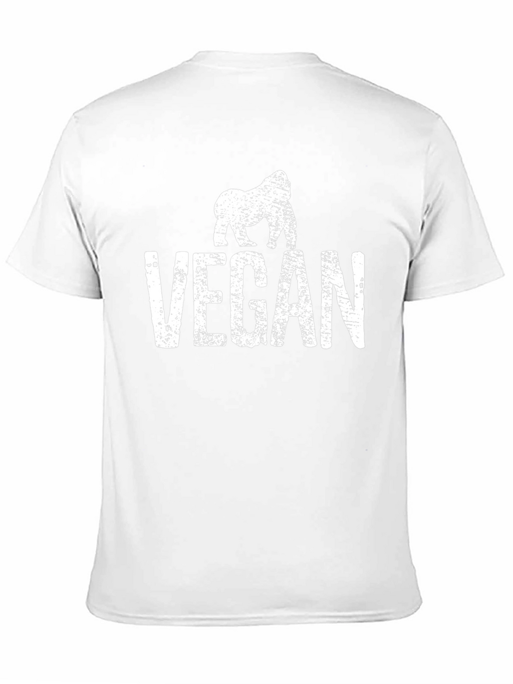 Vegan Gorilla Graphic Tee - Animal Lover Shirt