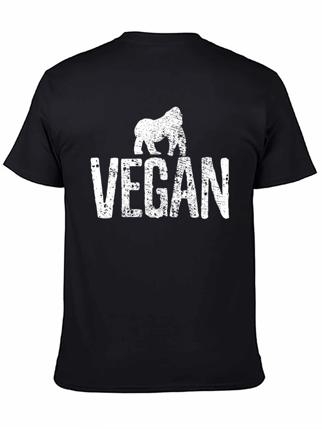 Vegan Gorilla Graphic Tee - Animal Lover Shirt