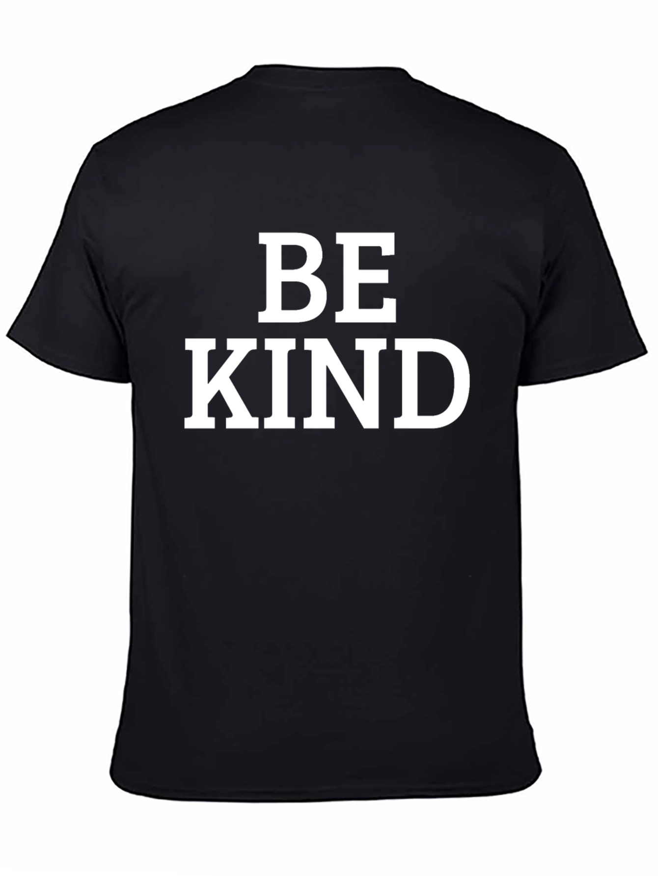 Be Kind Graphic Tee - Black Cotton T-Shirt