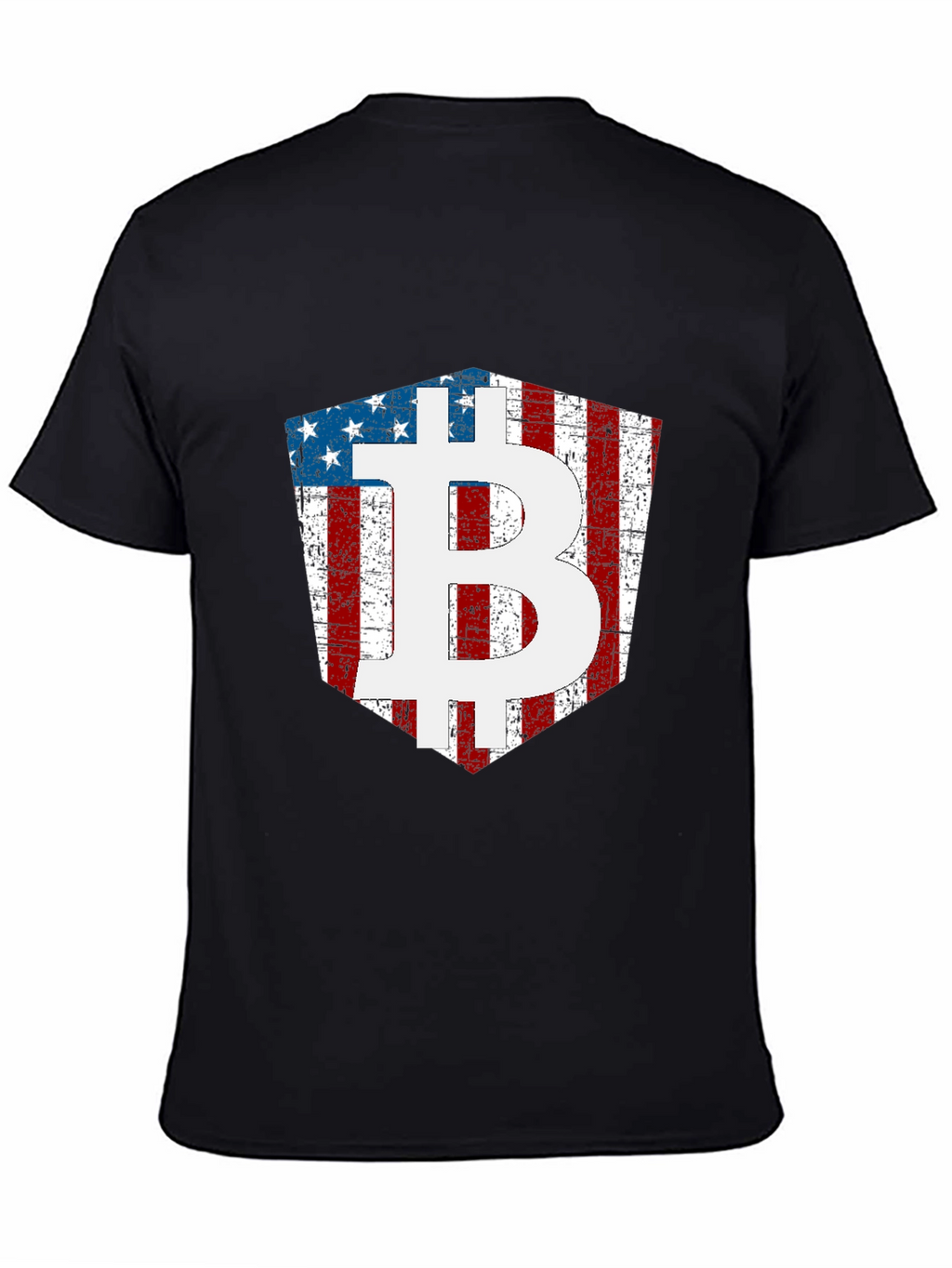 American Flag Bitcoin T-Shirt Crypto Tee